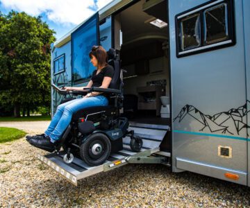 Camping-car Hoddicé PMR Handicap handicapé hayon élévateur