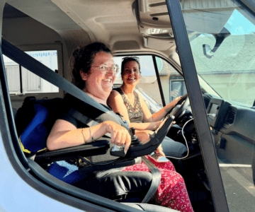 Camping-car handicap location